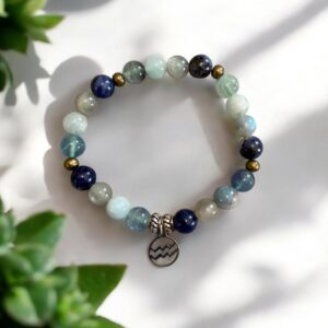 Bracelet signe astro Verseau