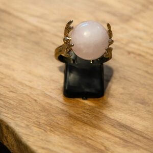 Bague quartz rose