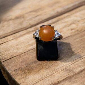Bague Aventurine orange