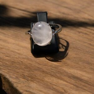 Bague quartz rose