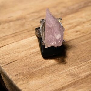 Bague Kunzite brute