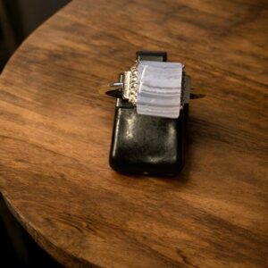 Bague Agate blue lace