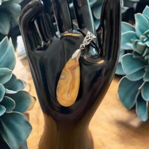 Pendentif Agate crazy lace