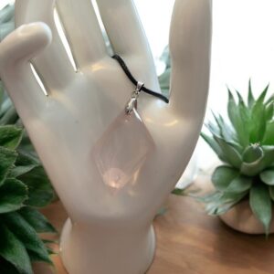 Pendentif Quartz rose
