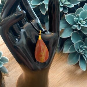 Pendentif Jaspe rouge