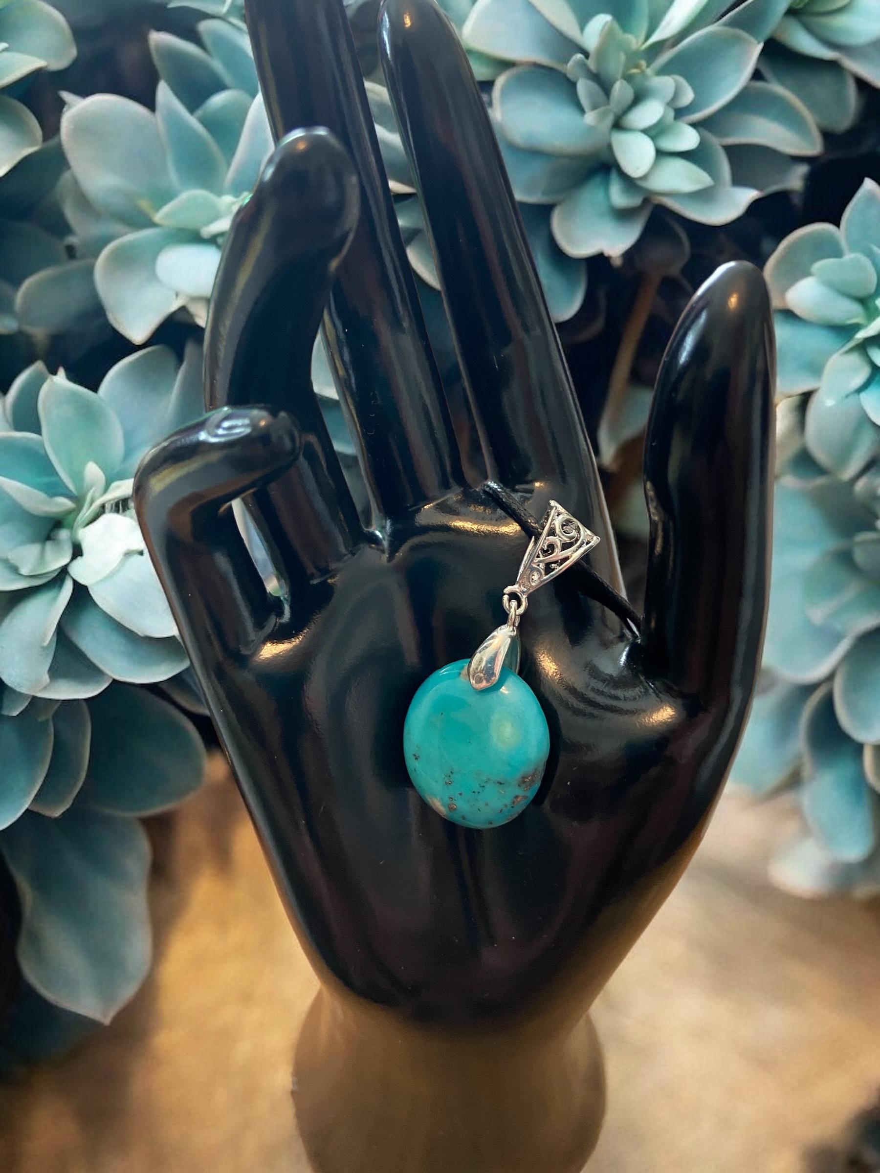 pendentif turquoise