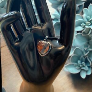 Pendentif coeur Lodolite